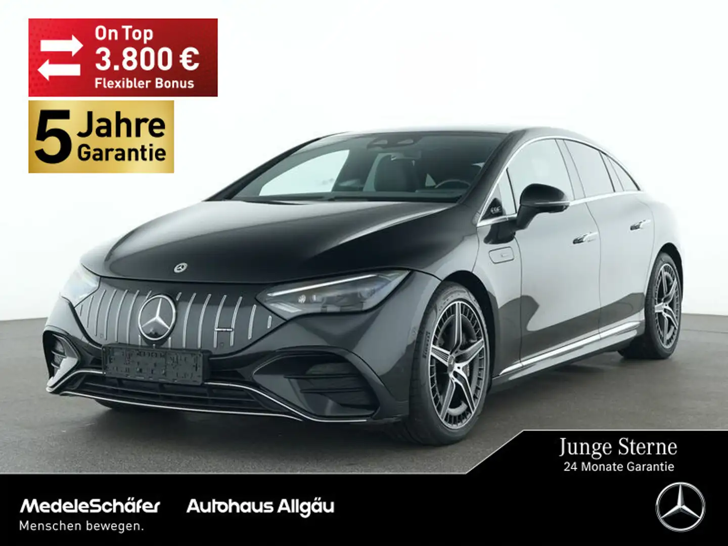 Mercedes-Benz EQE 53 EQE 53 AMG 4M+ 20" LEDER Sitzklima Pano Distronic Schwarz - 1