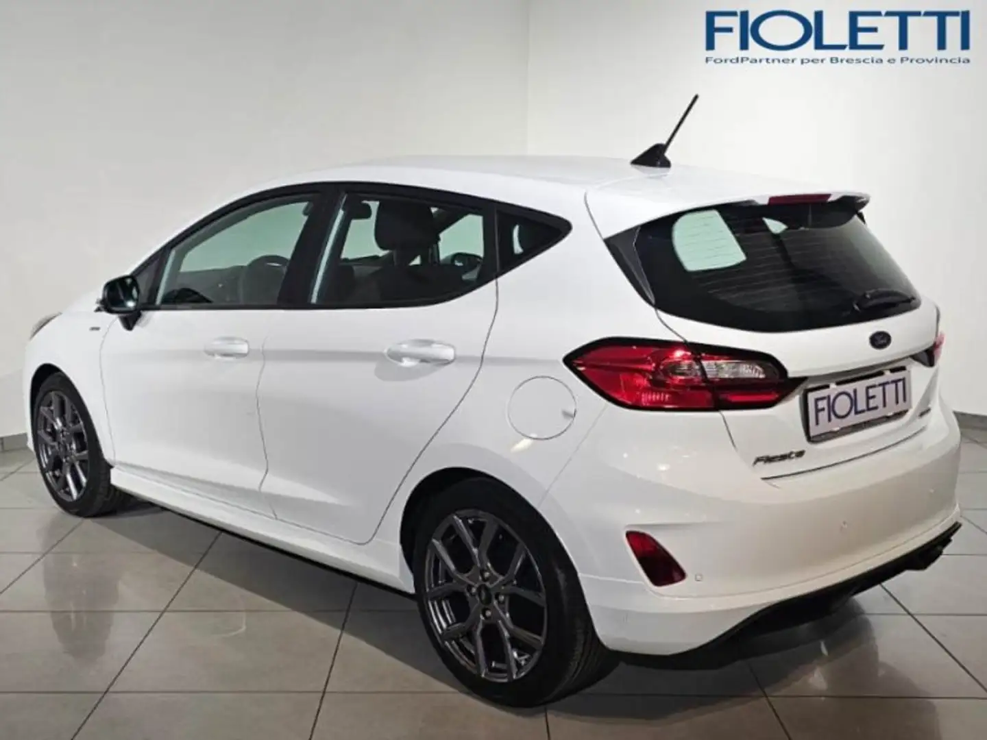 Ford Fiesta 7ª SERIE 1.0 ECOBOOST HYBRID 125 CV 5 PORTE ST-LI Blanc - 2