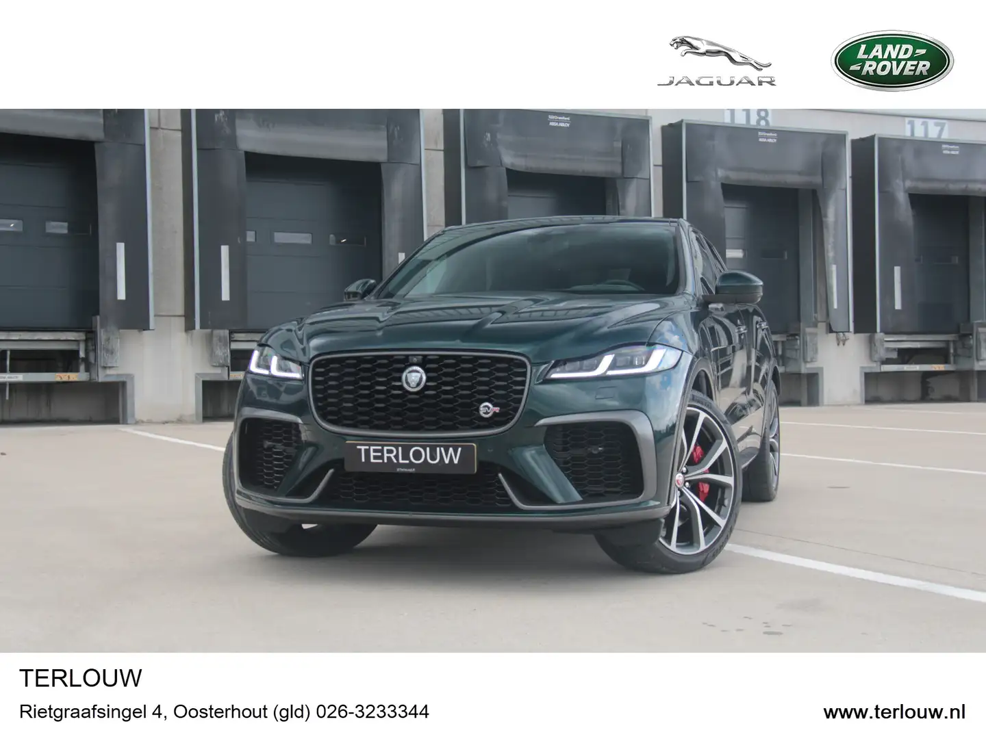Jaguar F-Pace 5.0 V8 S/C AWD SVR Groen - 1