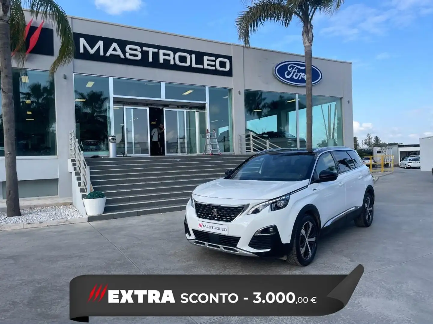 Peugeot 5008 5008 1.5 bluehdi 130 Cv Eat8 GT Line,Km Certificat Bianco - 1