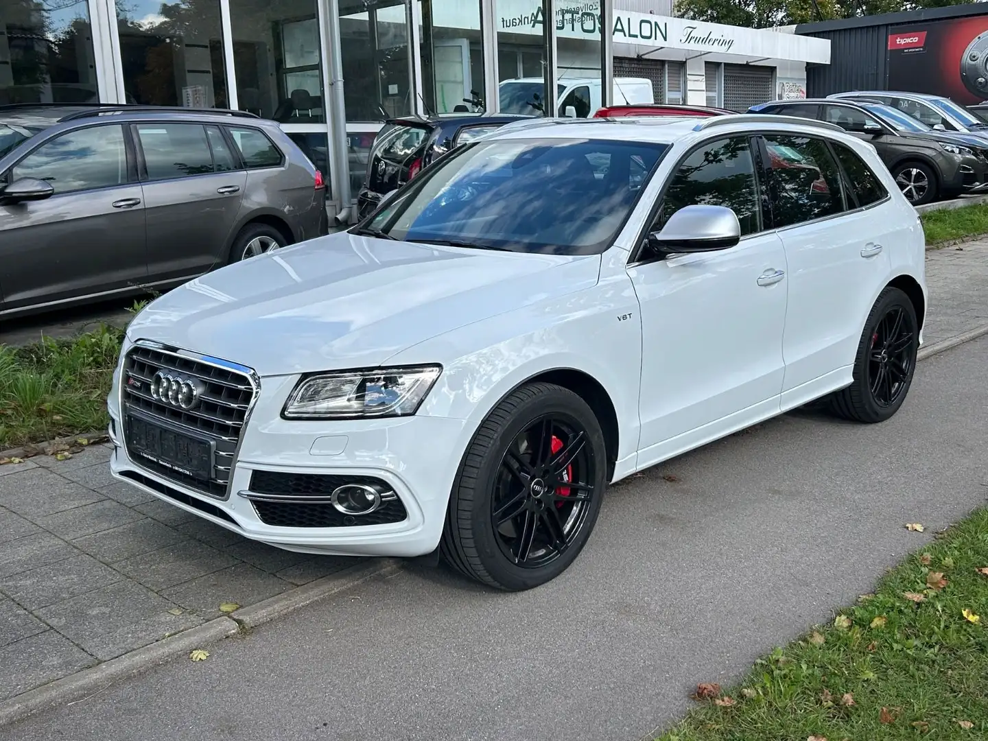 Audi SQ5 3.0 TDI quattro Pano AHK Standhzg Xenon Blanc - 1