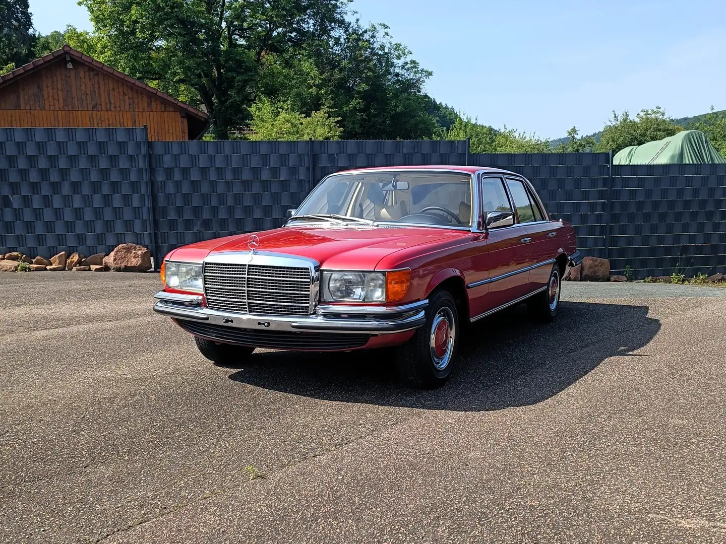 Mercedes-Benz 280 SE / W116  ORIGINAL, Rarität!! Piros - 1