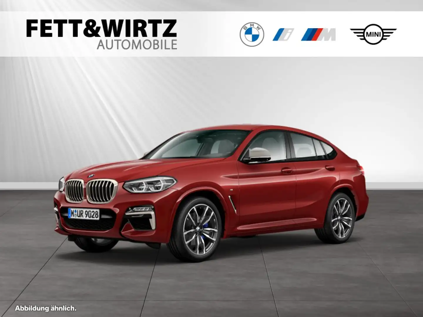 BMW X4 M 40d M Sport 20"|LED|DA|PA+|HUD|HiFi Kırmızı - 1