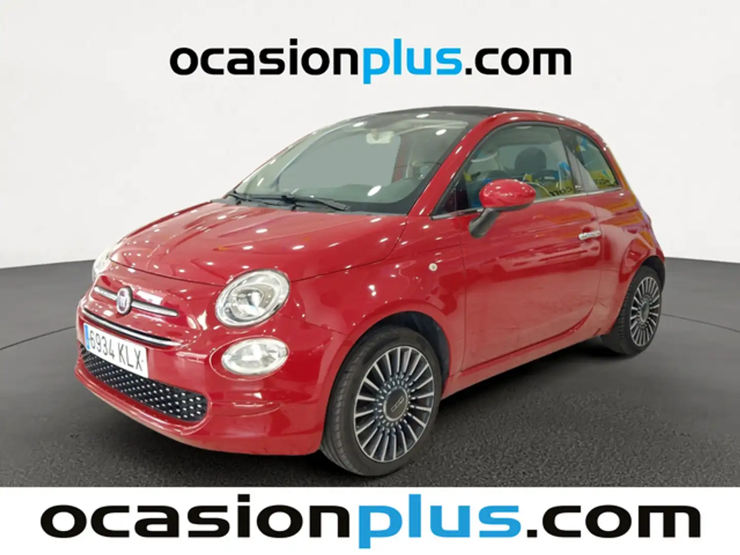 Fiat 500C 1.2 Lounge Rojo - 2