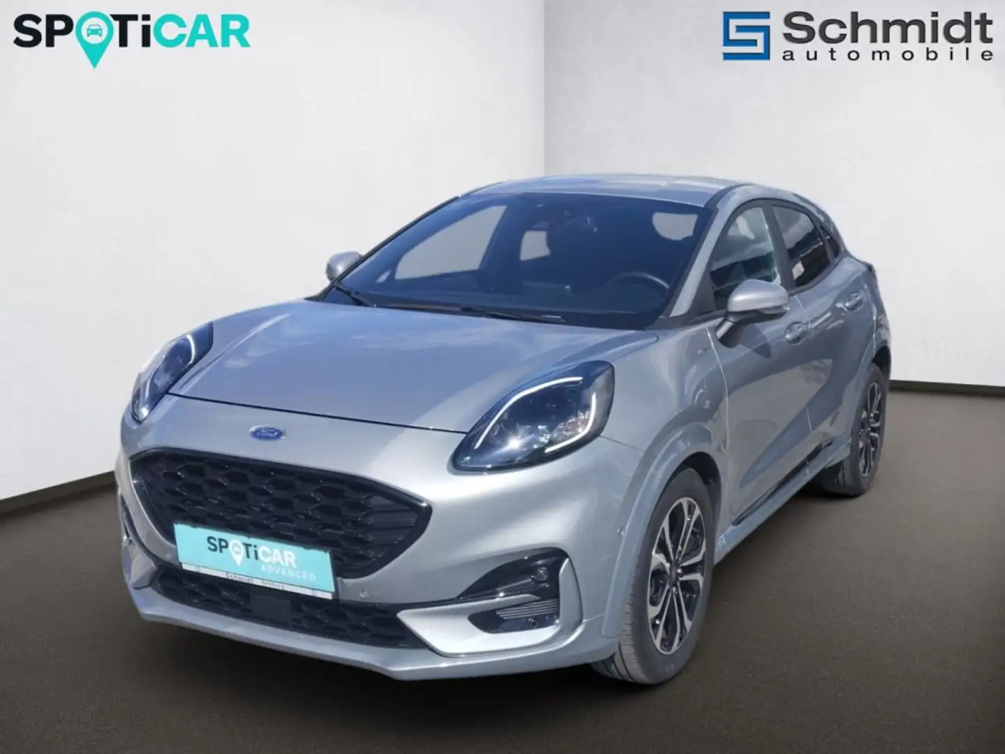 Ford Puma ST-Line 5-türig 1,0 EBoost 125PS MHEV A7 F Silber - 1