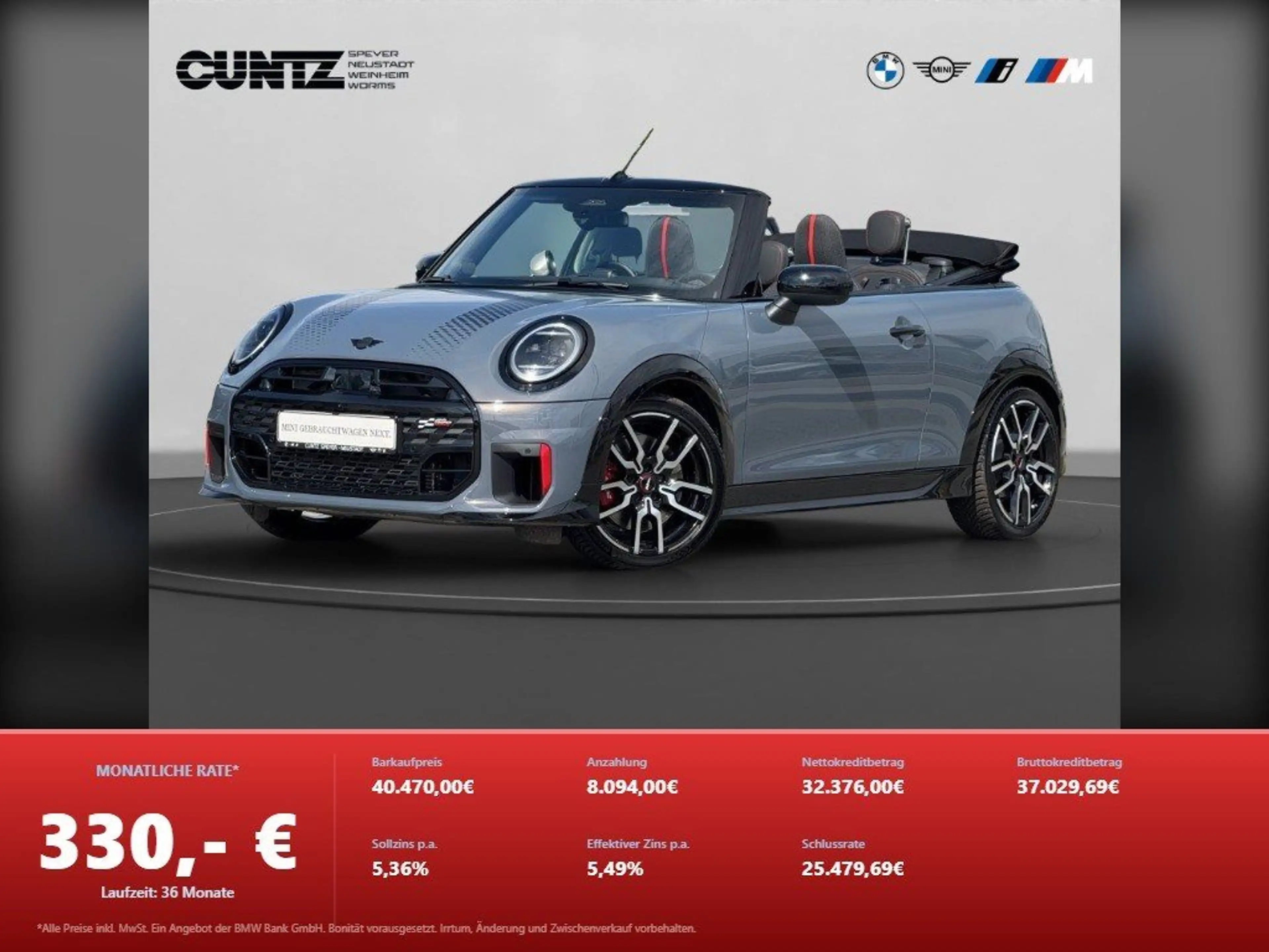 MINI John Cooper Works Cabrio John Cooper Works Cabrio Harman/K. Driving/Parking