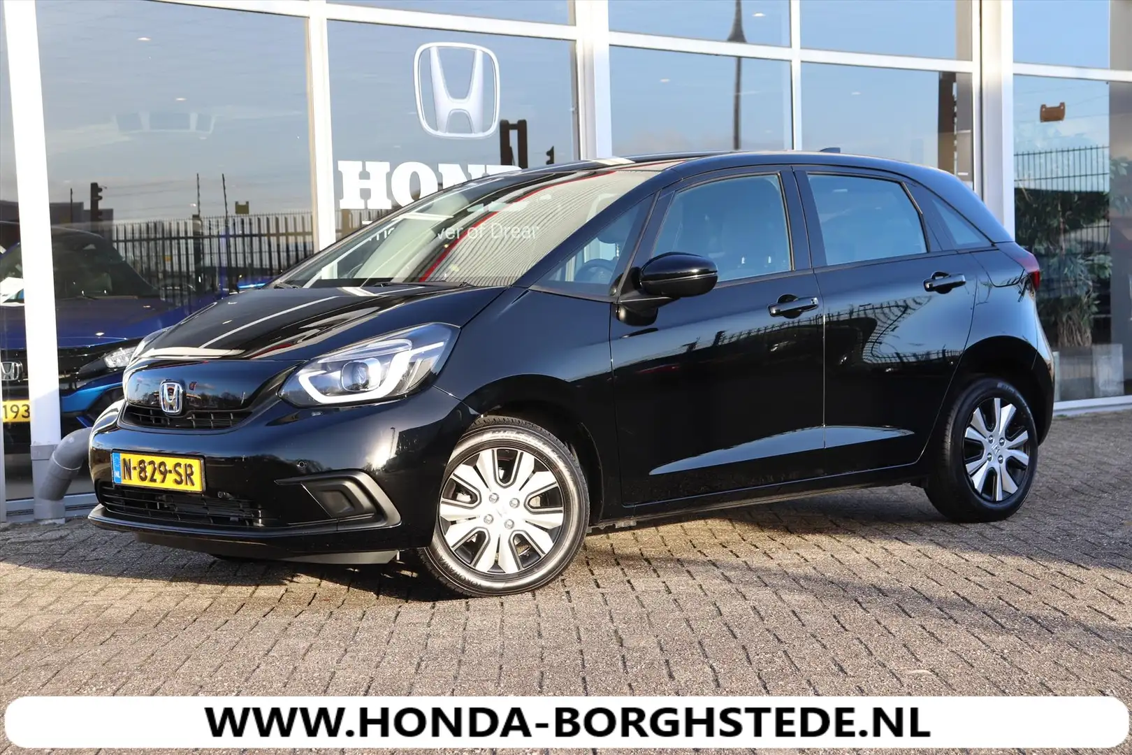 Honda Jazz 1.5 Full Hybrid Elegance Trekhaak/Camera Zwart - 1