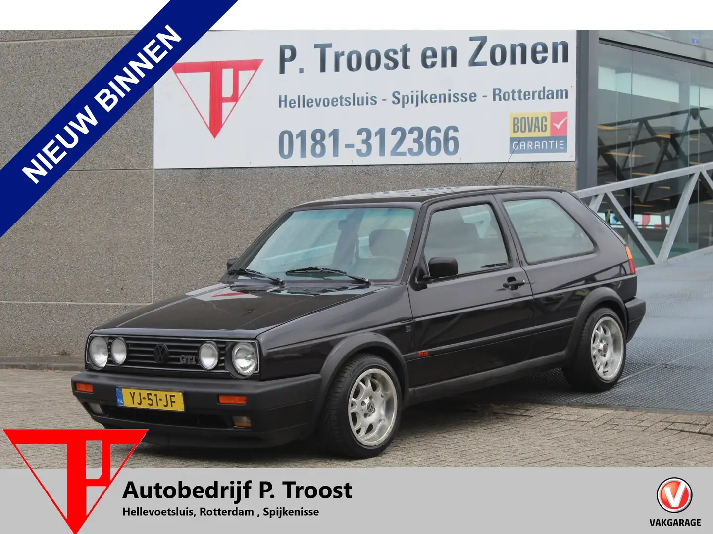 Volkswagen Golf GTI 1.8 Orig. NL!!Nieuwe APK 15-07-2027!! incl origine Чорний - 1