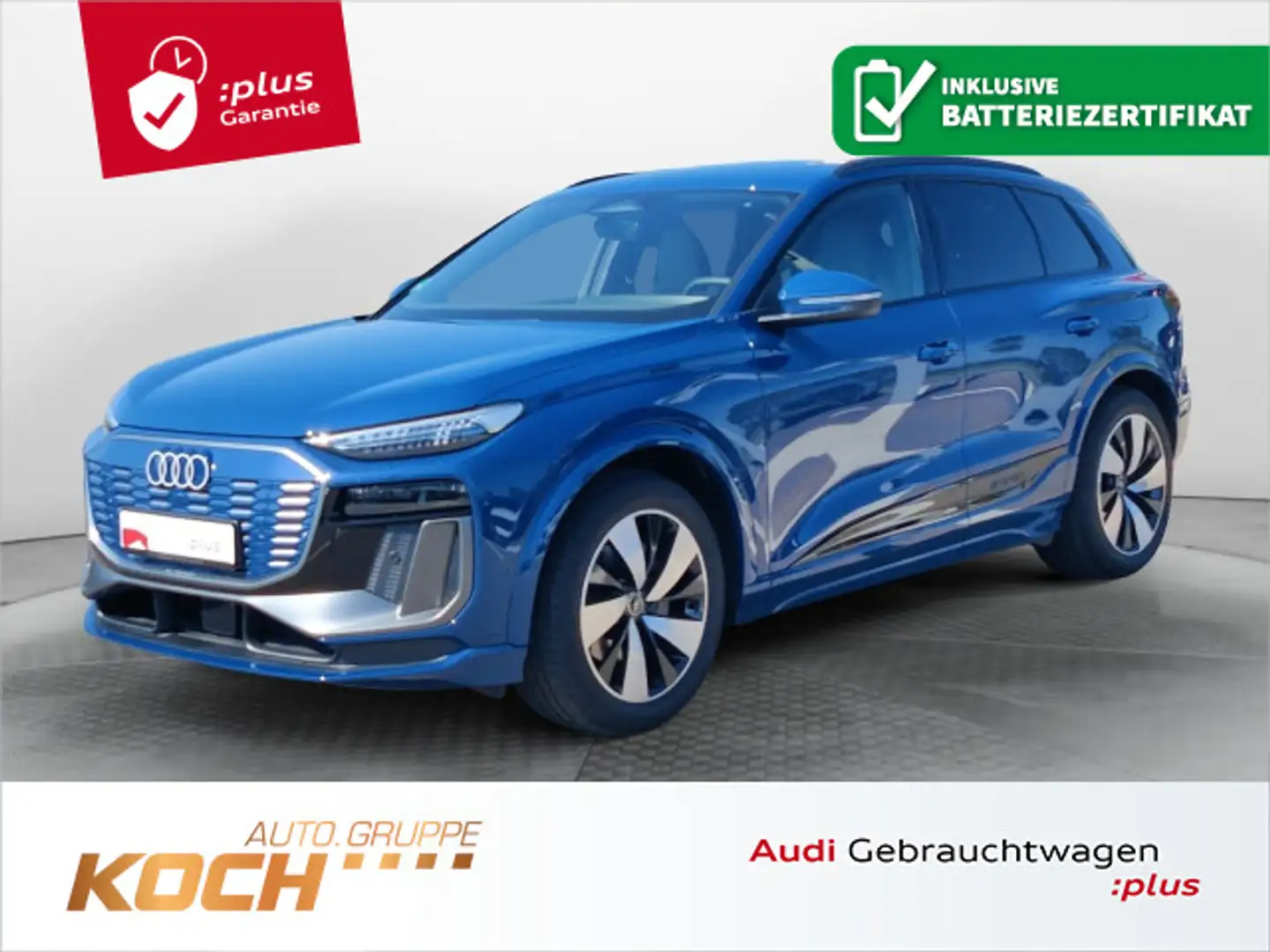 Audi Q6 e-tron 55 e-tron quattro S-Line, EA8, Matrix, Blau - 1