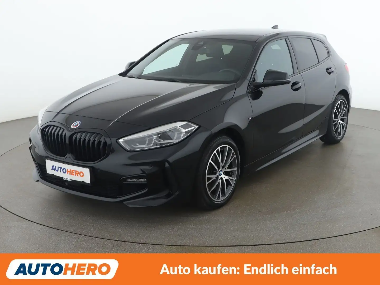 BMW 118 118d M Sport Schwarz - 1