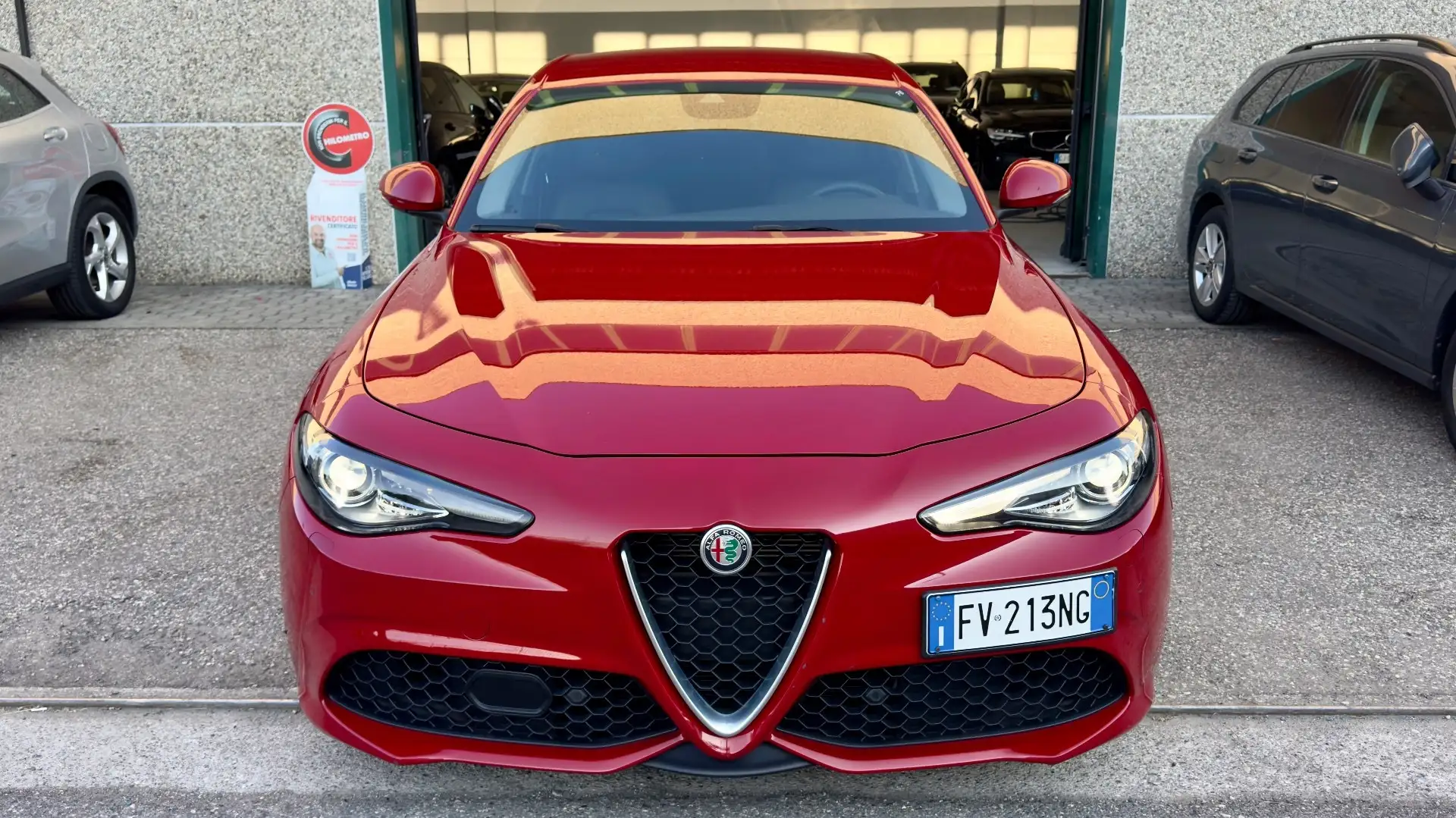 Alfa Romeo Giulia ALFA ROMEO GIULIA 2.2 Q4 VELOCE TURBODIESEL 210CV Rosso - 2