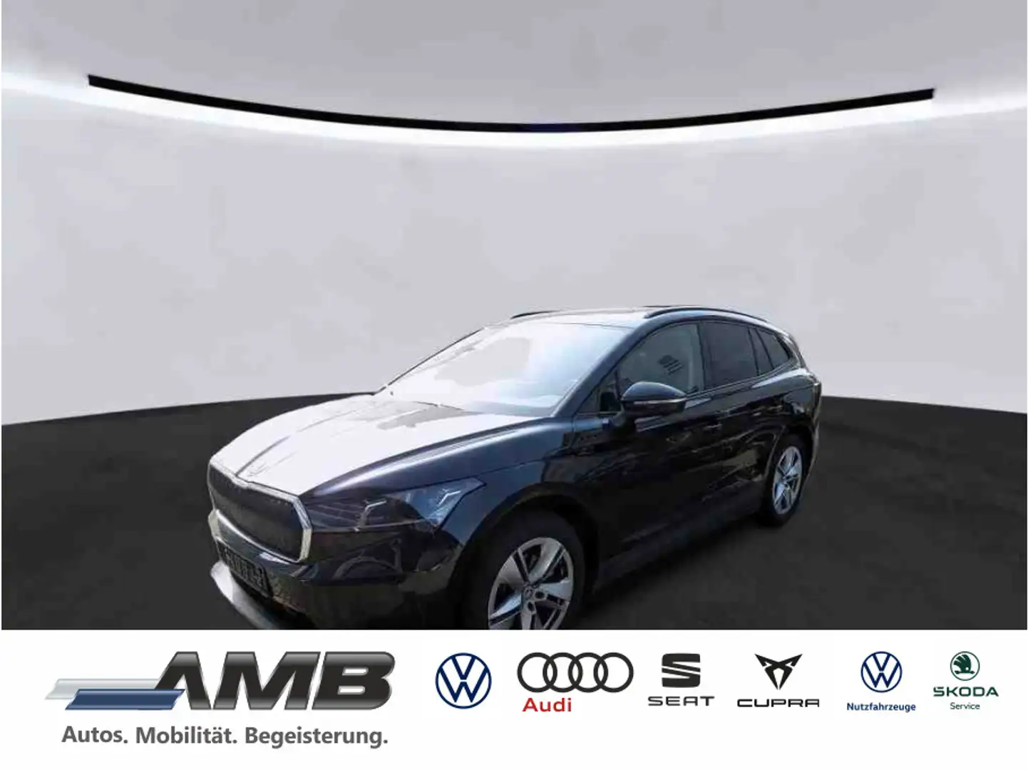 Skoda Enyaq 60 Loft/AHK/Matrix/Pano/Sitzhz/360°/Wärmep Schwarz - 1