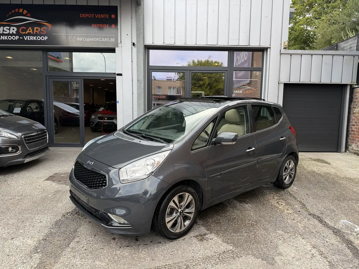 Kia Venga 1.6i-GPS-TOIT PANO-CAMERA-CUIRS-SIEGES CHAUFF Grau - 1