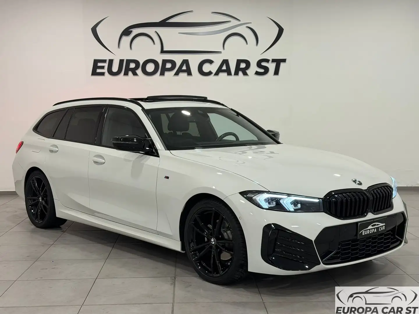 BMW 320 320d 48V xDrive Touring Msport Bianco - 2
