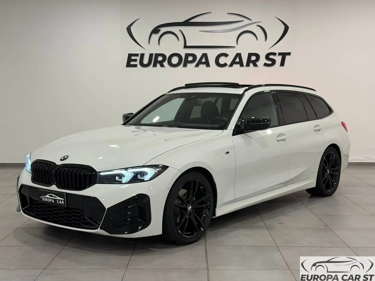 BMW 320 320d 48V xDrive Touring Msport Bianco - 1
