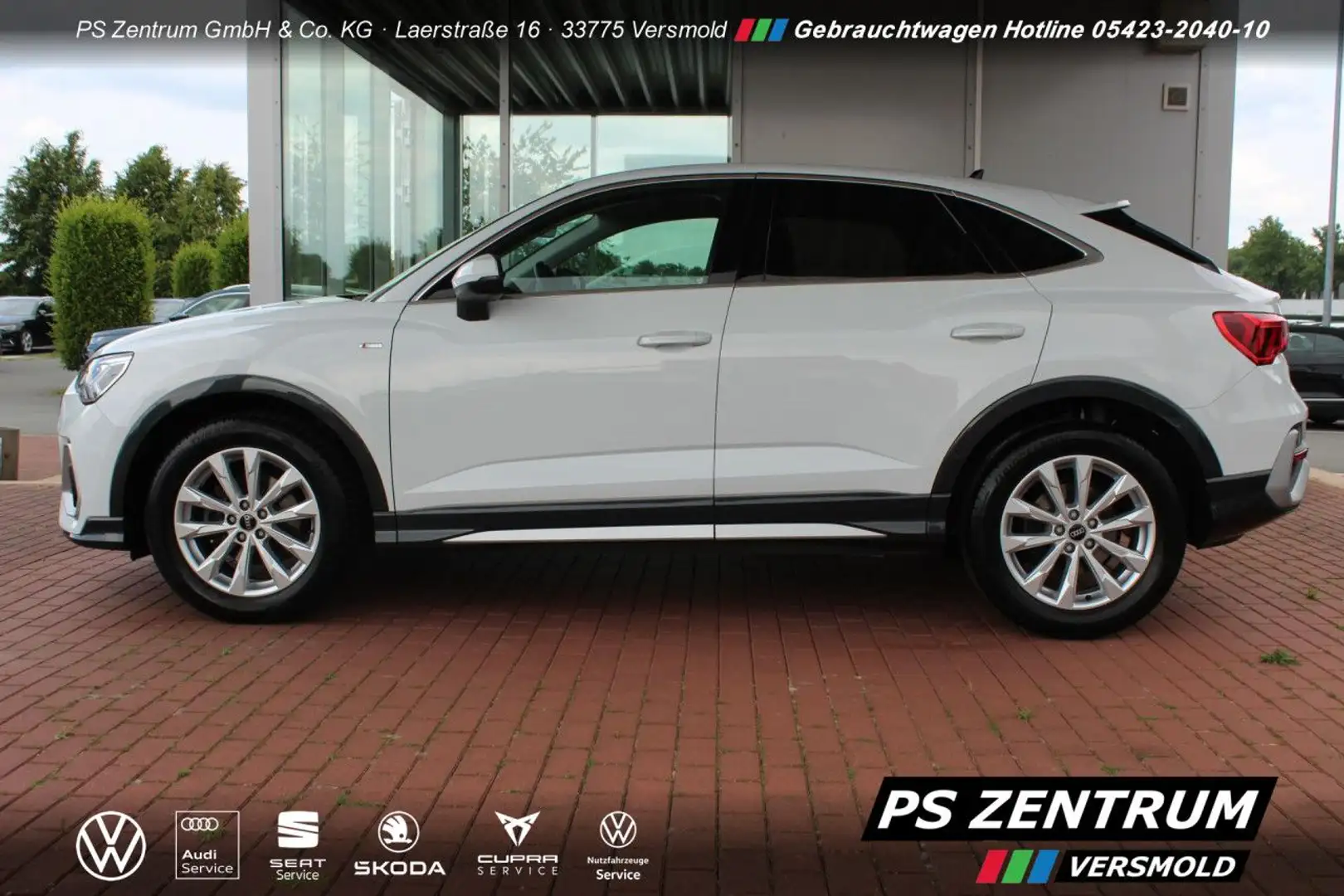 Audi Q3 Sportback 35 1.5 TFSI S-tronic S line LED NAVI Weiß - 2