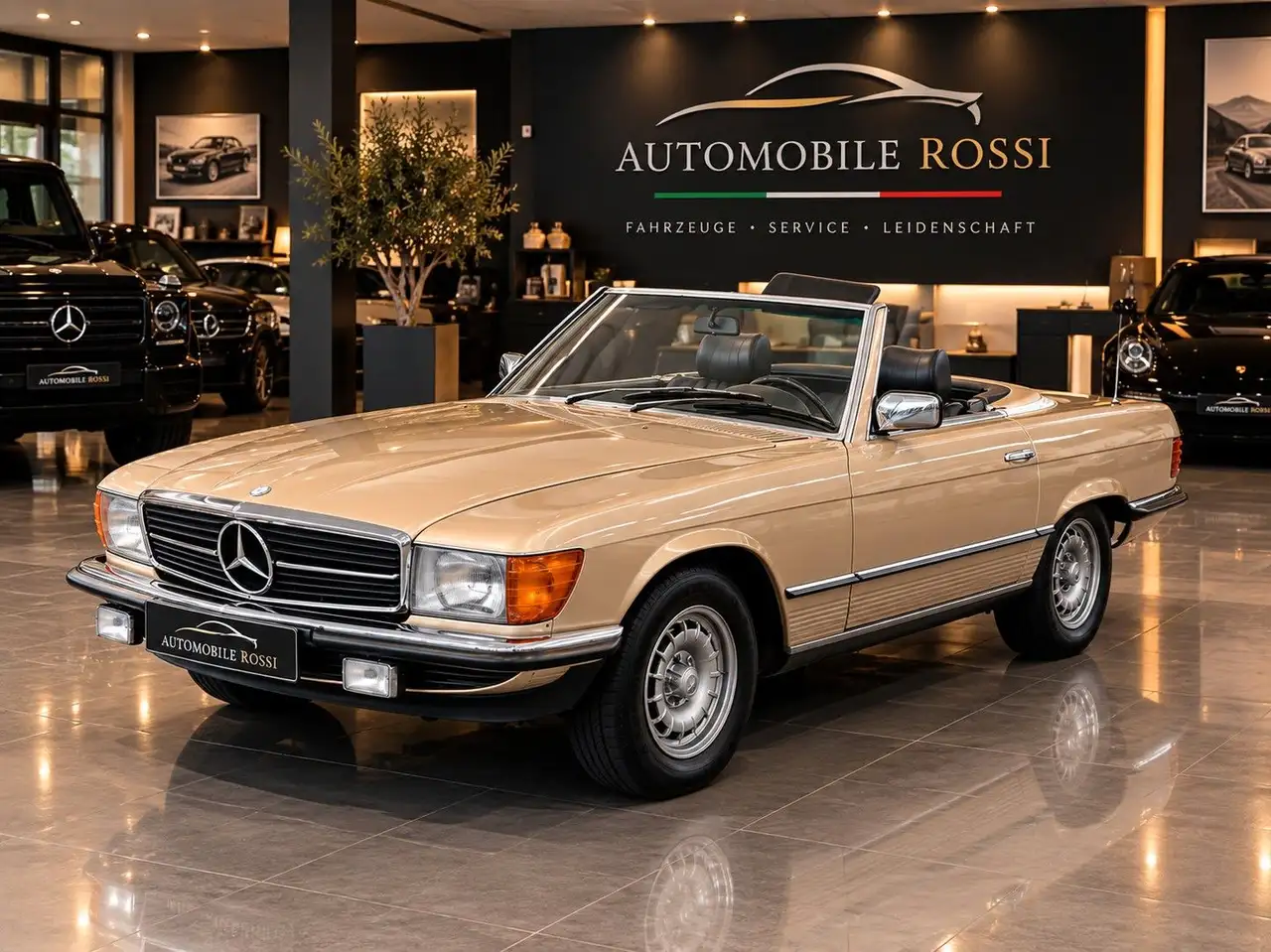 Mercedes-Benz SL 380 Deutsches Fahrzeug Klima SHZ ALU H-Kenn, foto 1