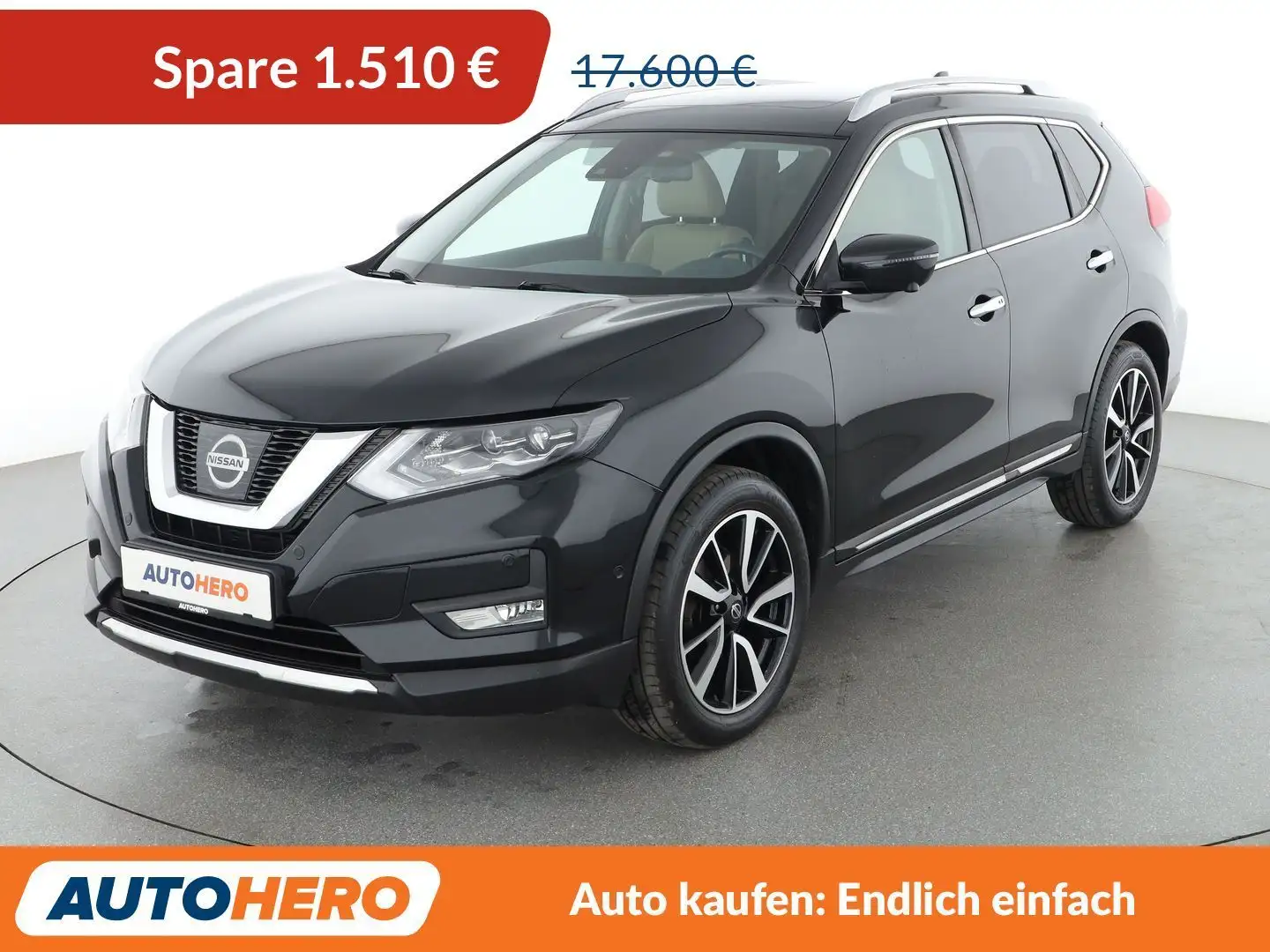 Nissan X-Trail 1.6 Tekna *NAVI*LED*CAM*SHZ*TEMPO*ALU* Schwarz - 1