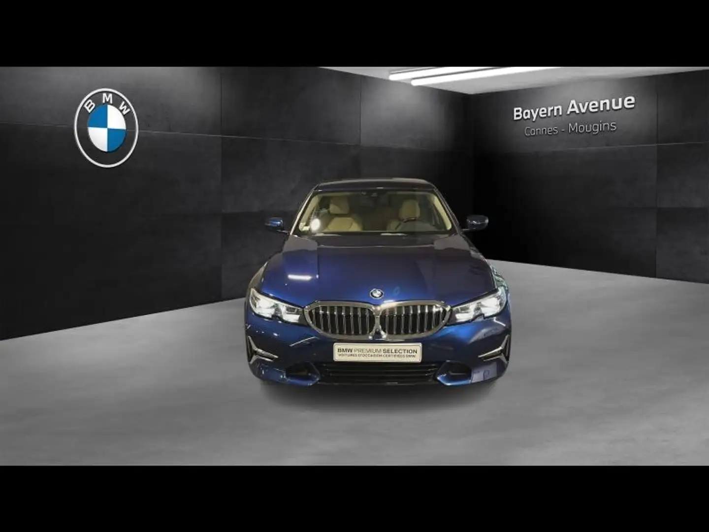 BMW 318 318dA 150ch Luxury Bleu - 2