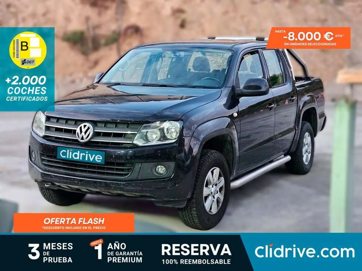 Volkswagen Amarok DCb. 2.0TDI Trendline 4M Conectable Negro - 1