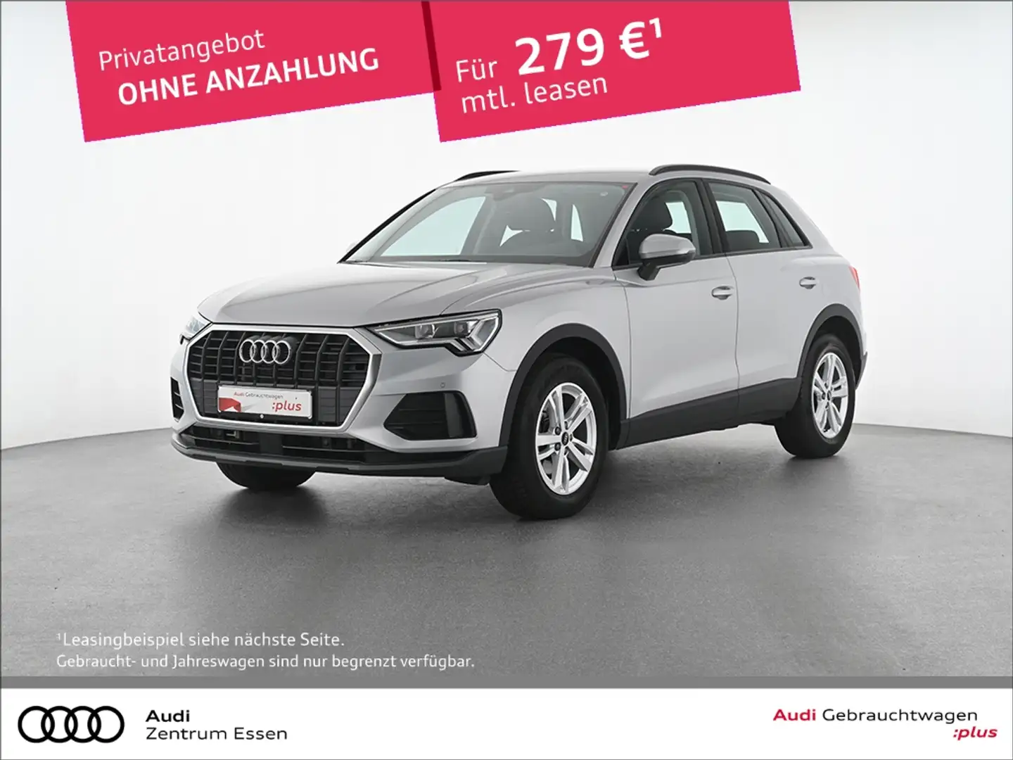 Audi Q3 35 TDI 6-GANG  LED APP SHZ RÜFA PDC FSE Silber - 1