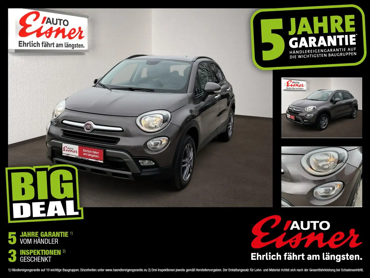 Fiat 500X 2.0 MULTI-JET II 140 Grau - 1