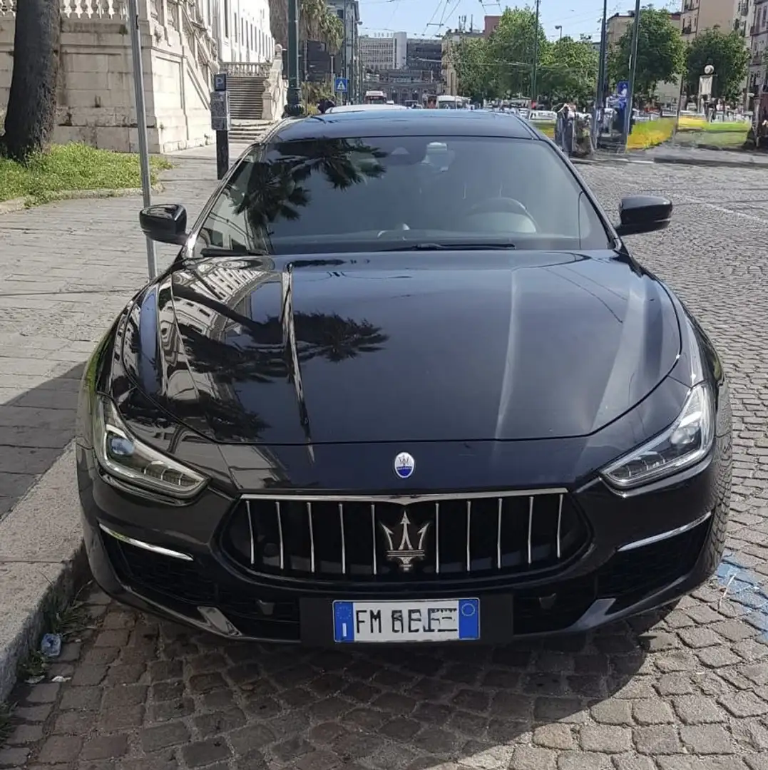 Maserati Ghibli 3.0 V6 ds Granlusso 250cv auto my18 Zwart - 1