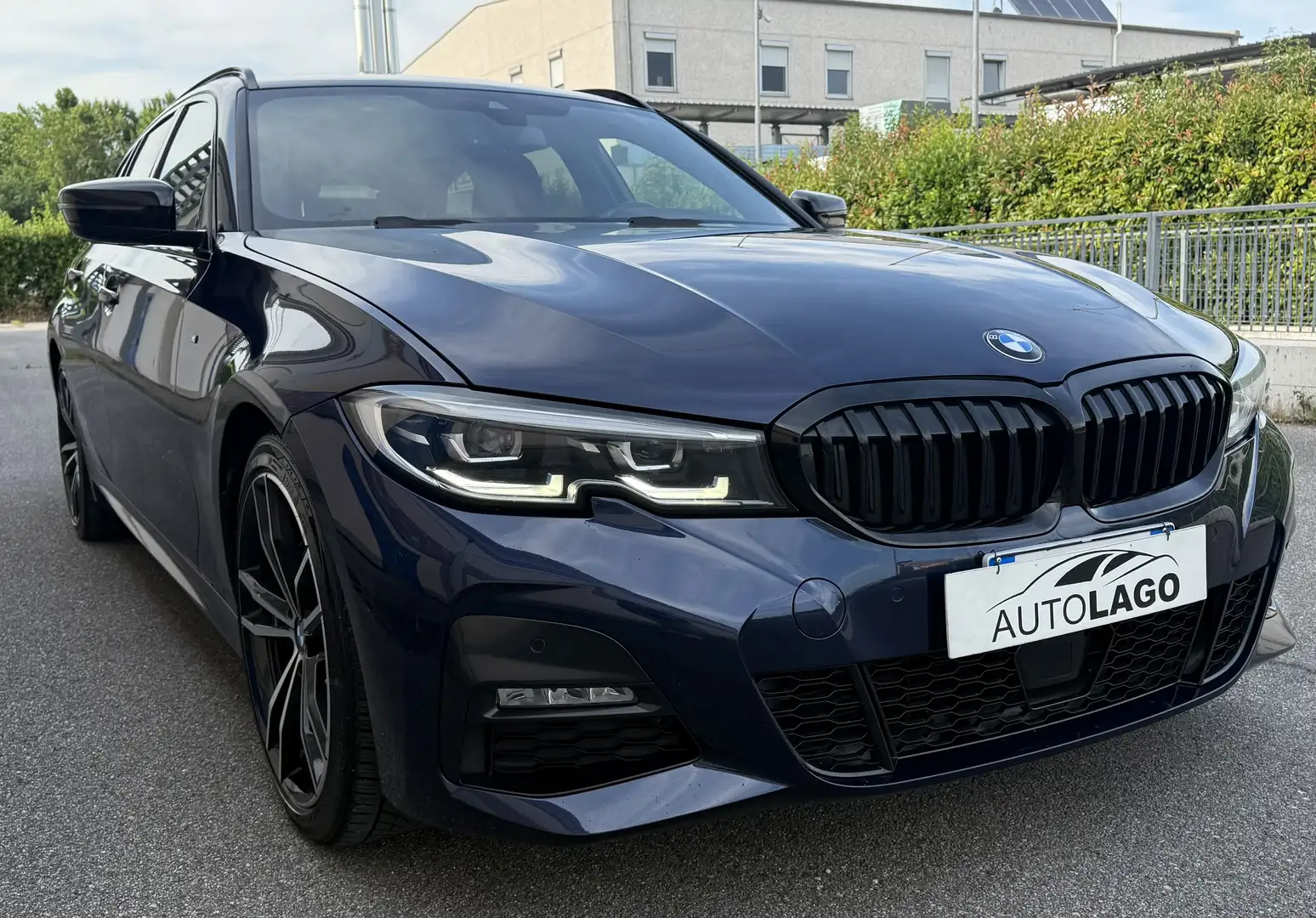 BMW 330 330d Touring Msport auto Bleu - 1