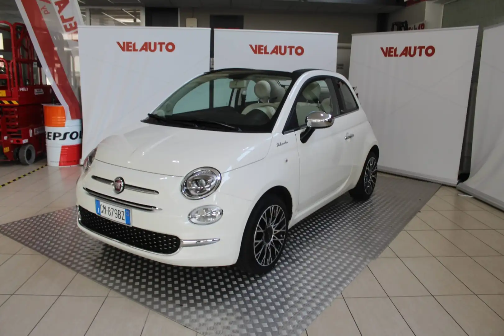 Fiat 500 C 1.0 Hybrid Dolcevita Bianco - 1