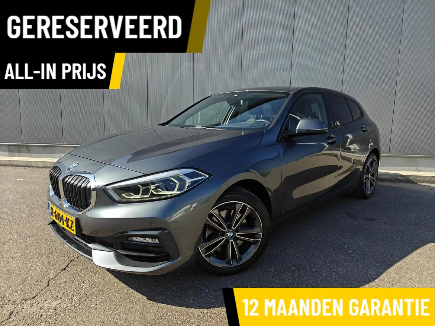 BMW 118 1-serie 118i Sport High Executive Grau - 1