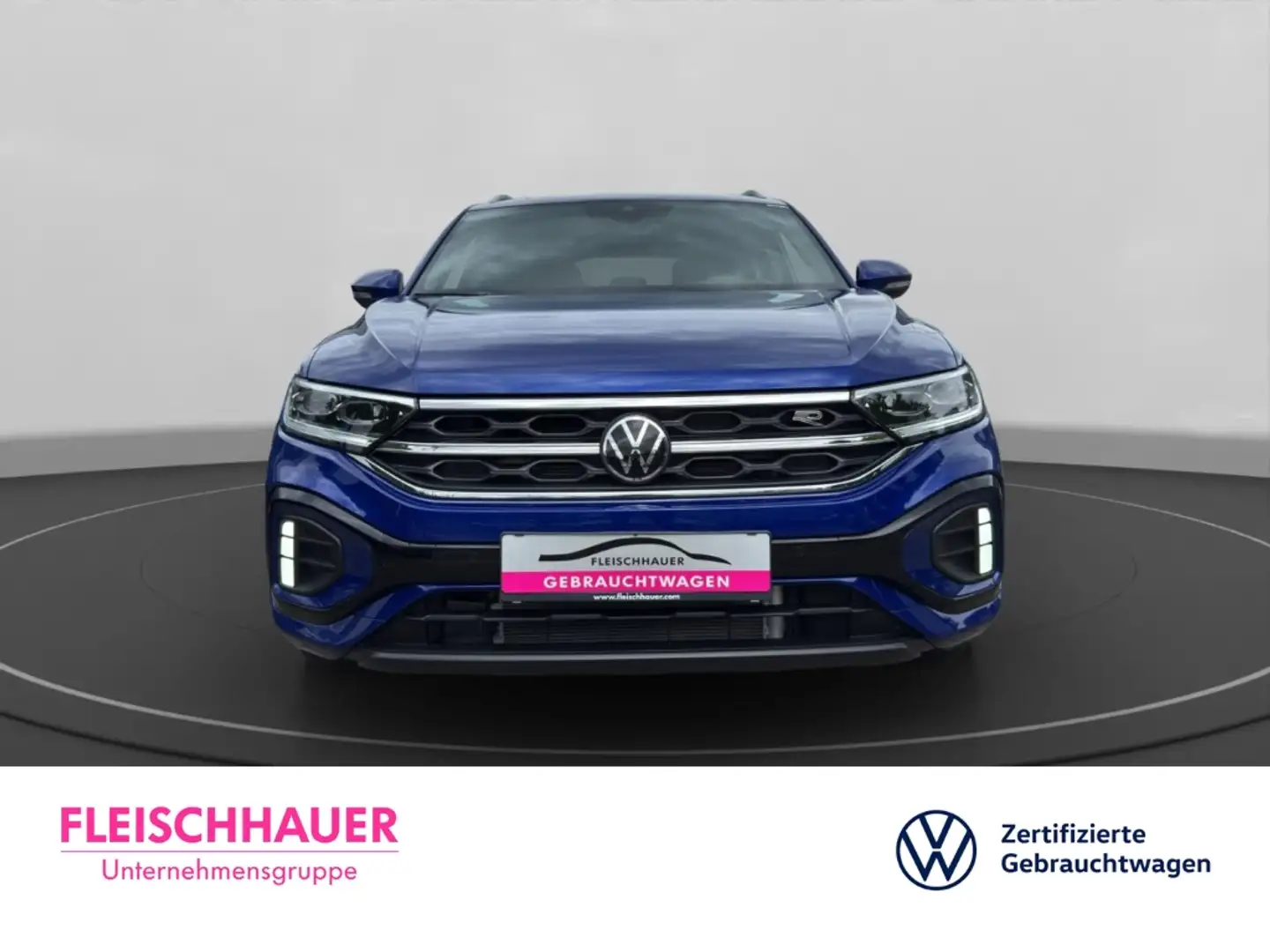 Volkswagen T-Roc R-Line 1.5 TSI LED+PANO+ACC+NAVI+CARPLAY+RFK+SHZ Azul - 2