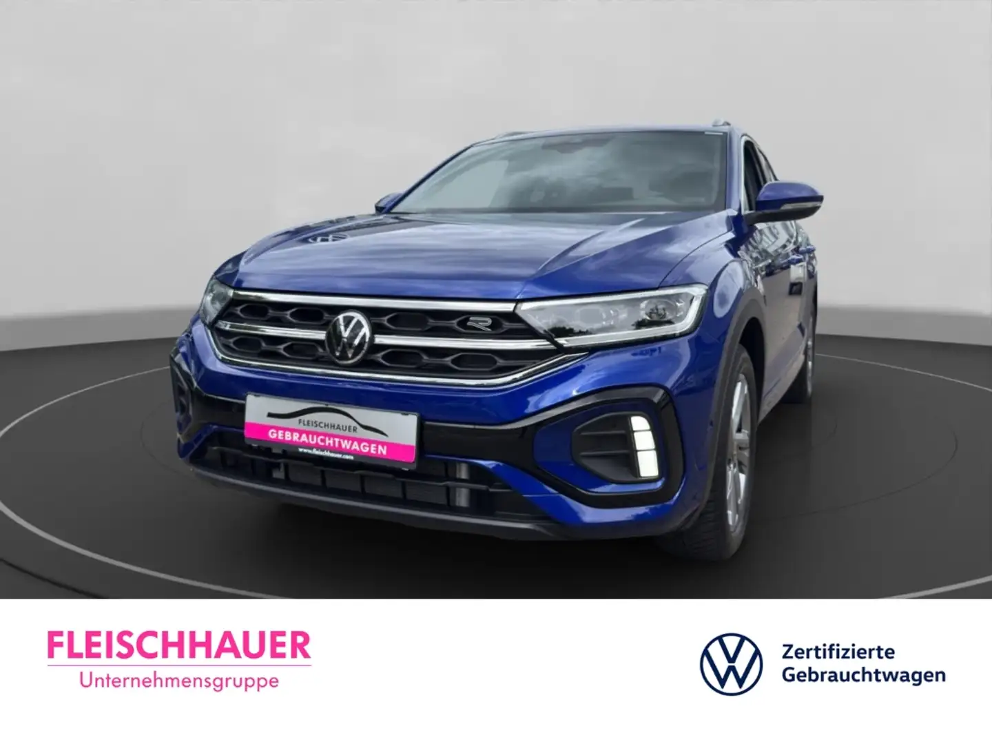 Volkswagen T-Roc R-Line 1.5 TSI LED+PANO+ACC+NAVI+CARPLAY+RFK+SHZ Azul - 1