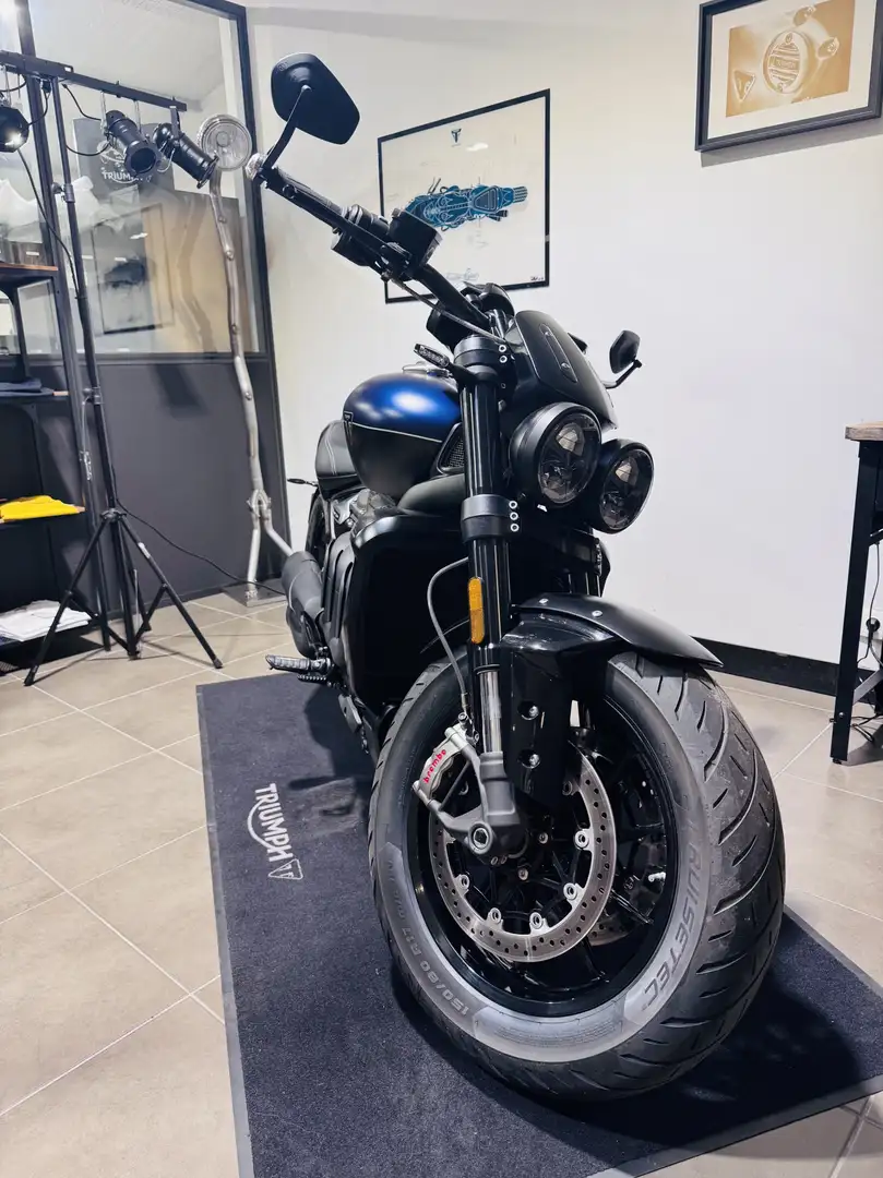 Triumph Rocket 3 R Azul - 2