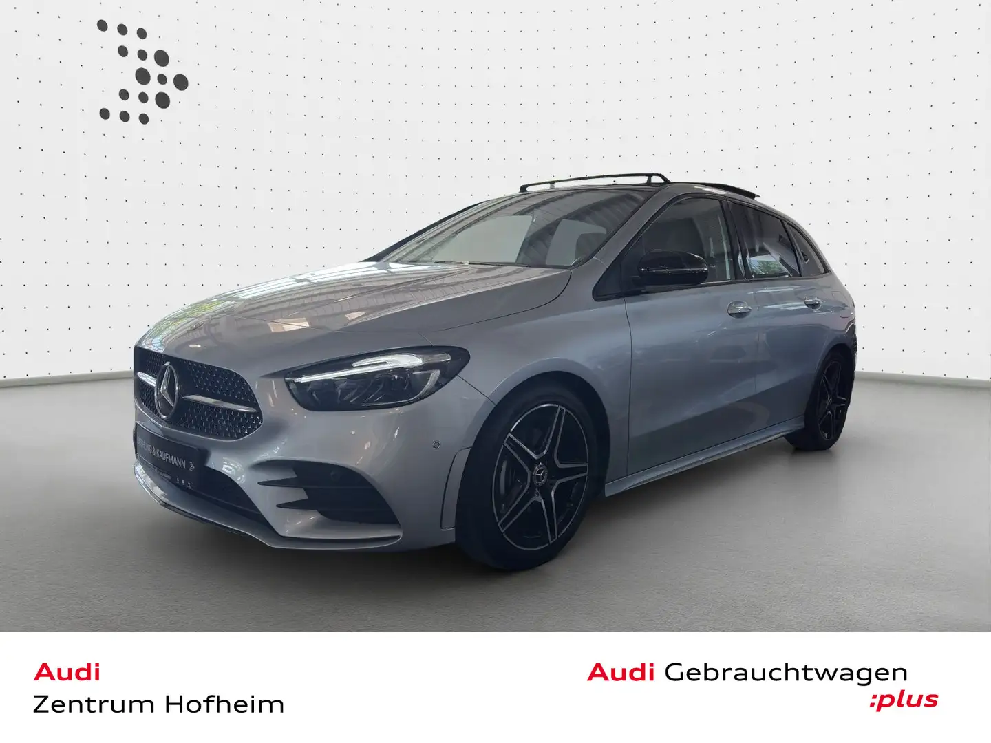 Mercedes-Benz B 200 AMG Line*Pano*LED*MBUX*Navi*Teilleder*Kame Silber - 1