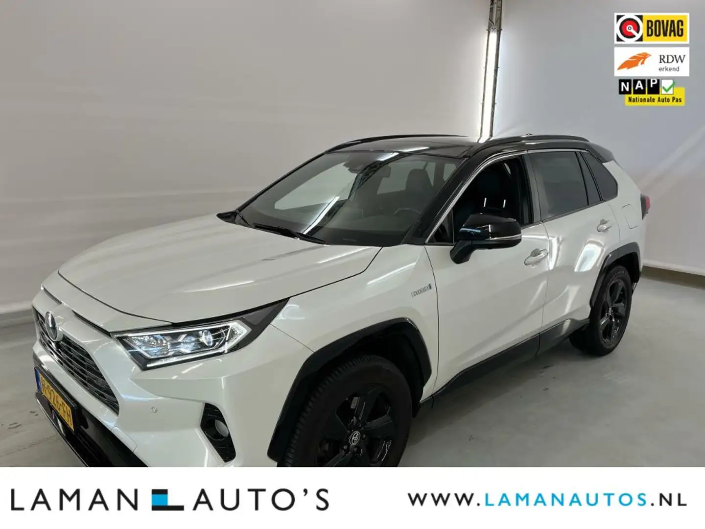 Toyota RAV 4 2.5 Hybrid AWD 222pk Bi-Tone | Panoramadak Innovat Wit - 1