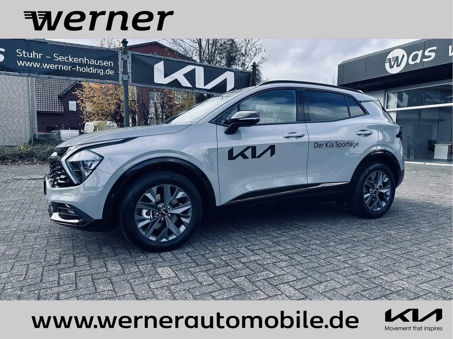 Kia Sportage 1.6 T HEV Nightline AWD Gris - 1