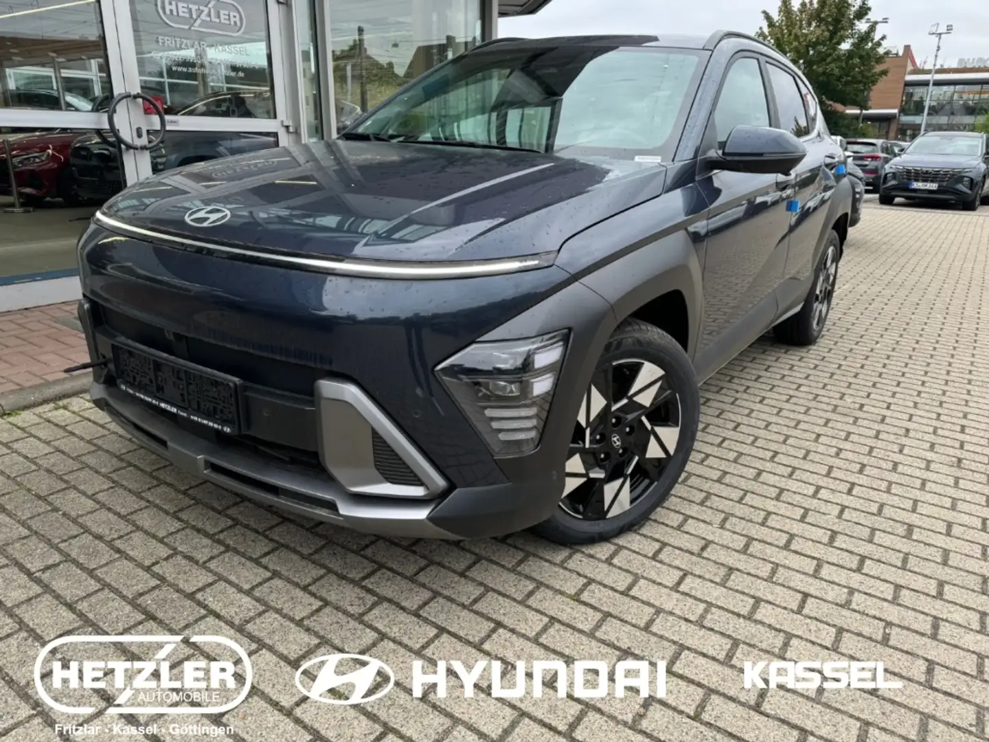 Hyundai KONA Prime 2WD 1.6 T-GDI EU6d Navi Leder Memory Sitze S Blau - 1