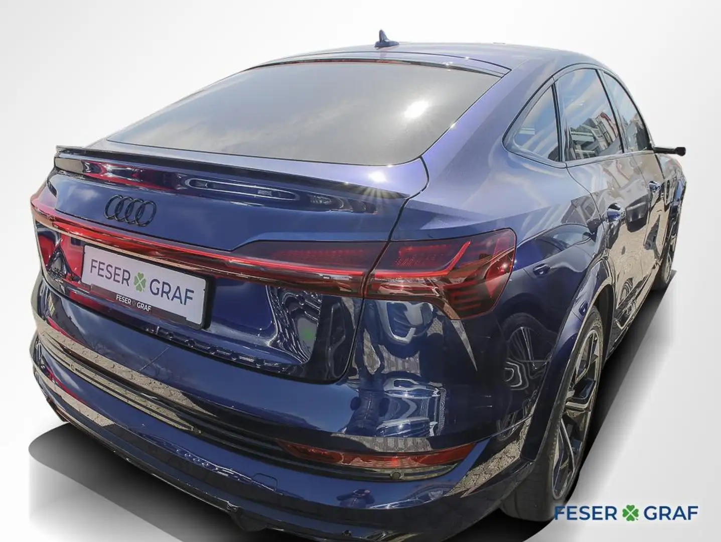 Audi e-tron S Sportback Pano Digital-Matrix HuD Luftfederung S Blau - 2