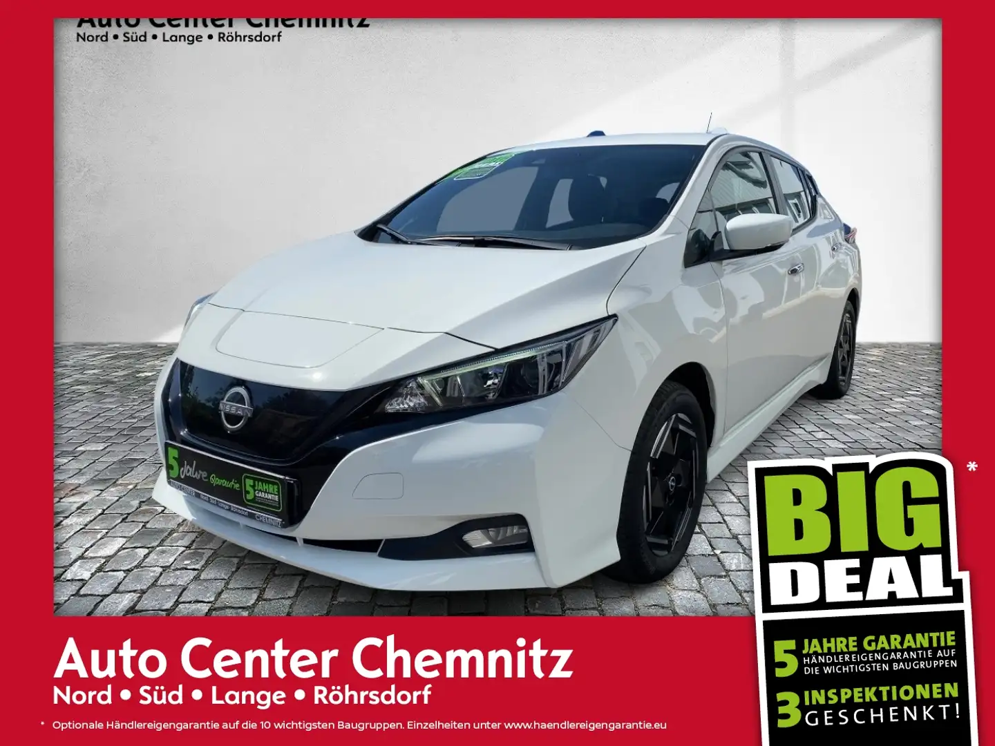 Nissan Leaf Acenta Kamera/SHZ/LHZ/ALU Wit - 1