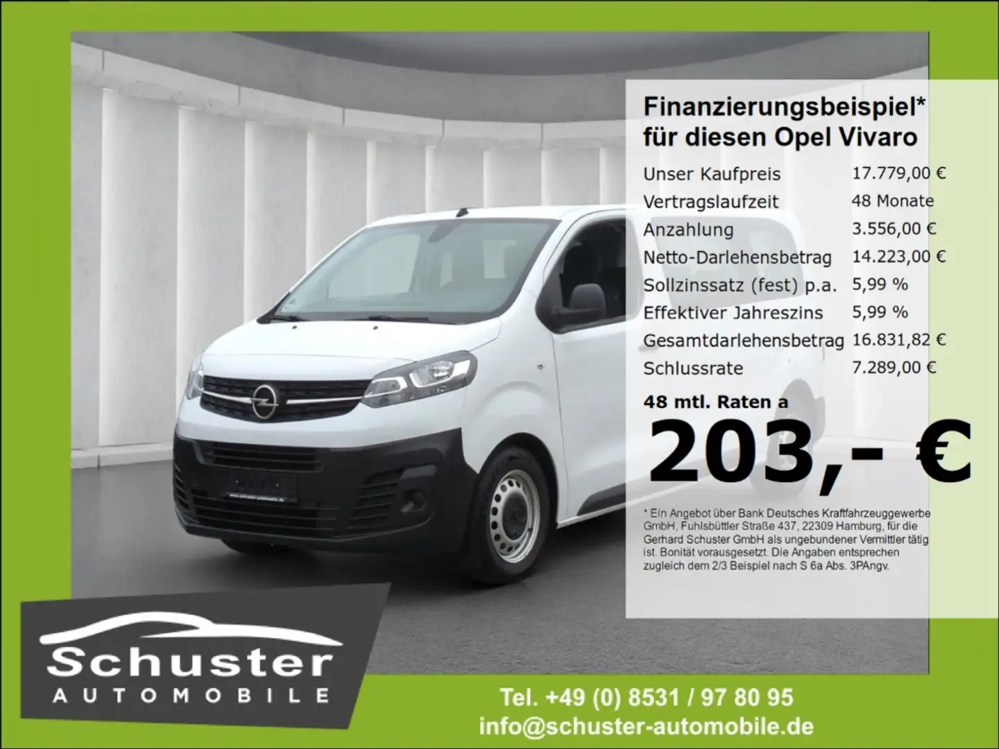 Opel Vivaro Kombi L2 9-Sitze 1.5D*Navi Temp PDC Klima Weiß - 1
