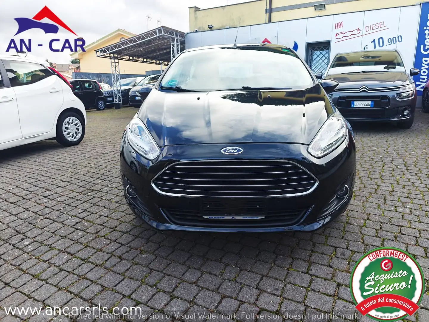 Ford Fiesta 5p 1.0 Trend - Sensori - Bluetooth - Clima - Euro6 Zwart - 2
