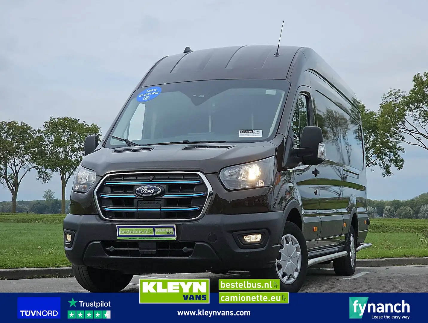 Ford E-Transit 68kWh Maxi Automaat! Brun - 1