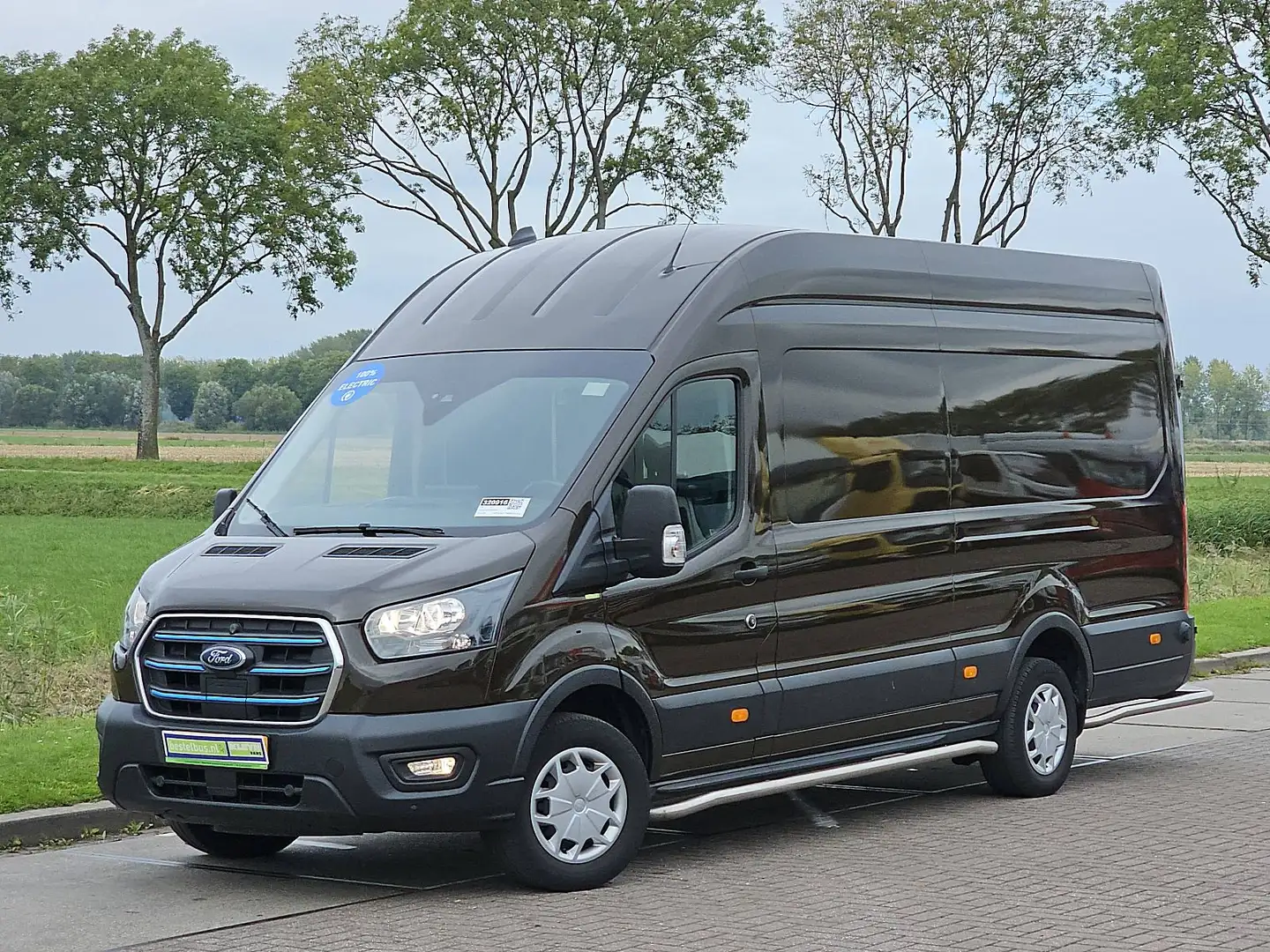Ford E-Transit 68kWh Maxi Automaat! Brun - 2