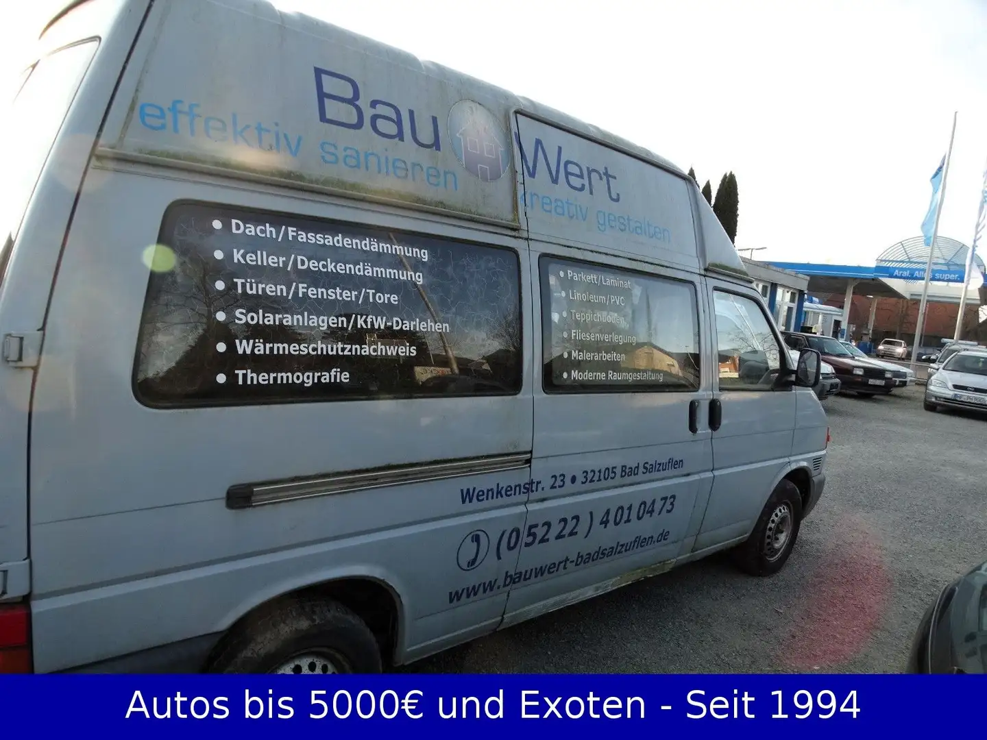 Volkswagen T4 Caravelle 2.4 D Lang und Hoch - Wohnmobil Grau - 2
