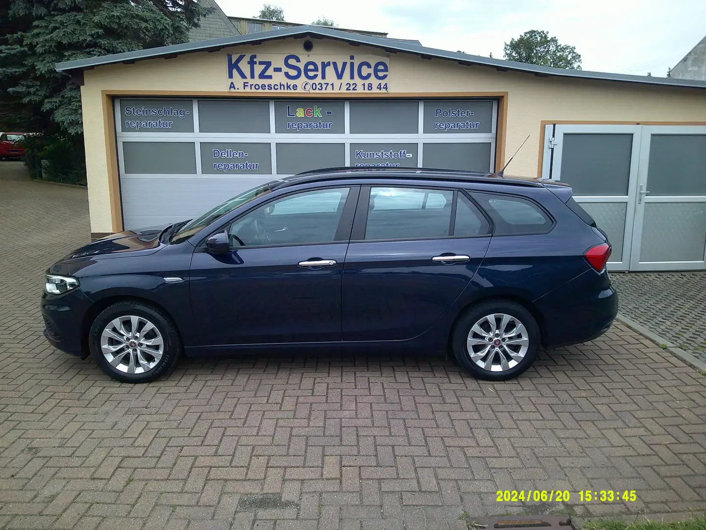 Fiat Tipo Pop   TÜV Neu  Nur 46497 Kilometer Blau - 1