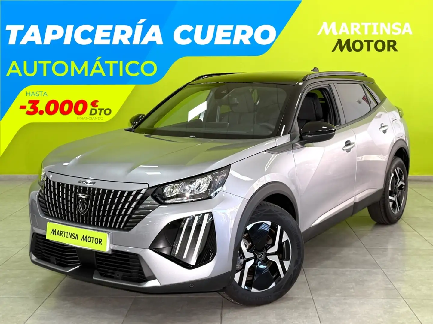 Peugeot 2008 Hybrid Allure eDCS6 145 Plateado - 1