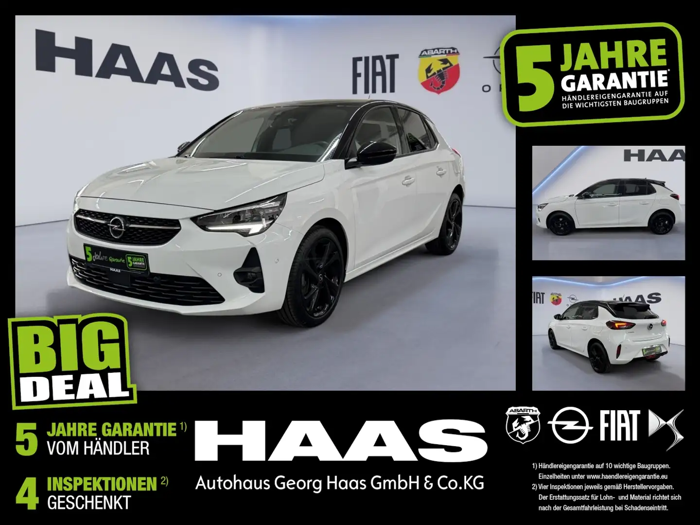 Opel Corsa F 1.5 Diesel Klimaautomatik, Bluetooth Weiß - 1