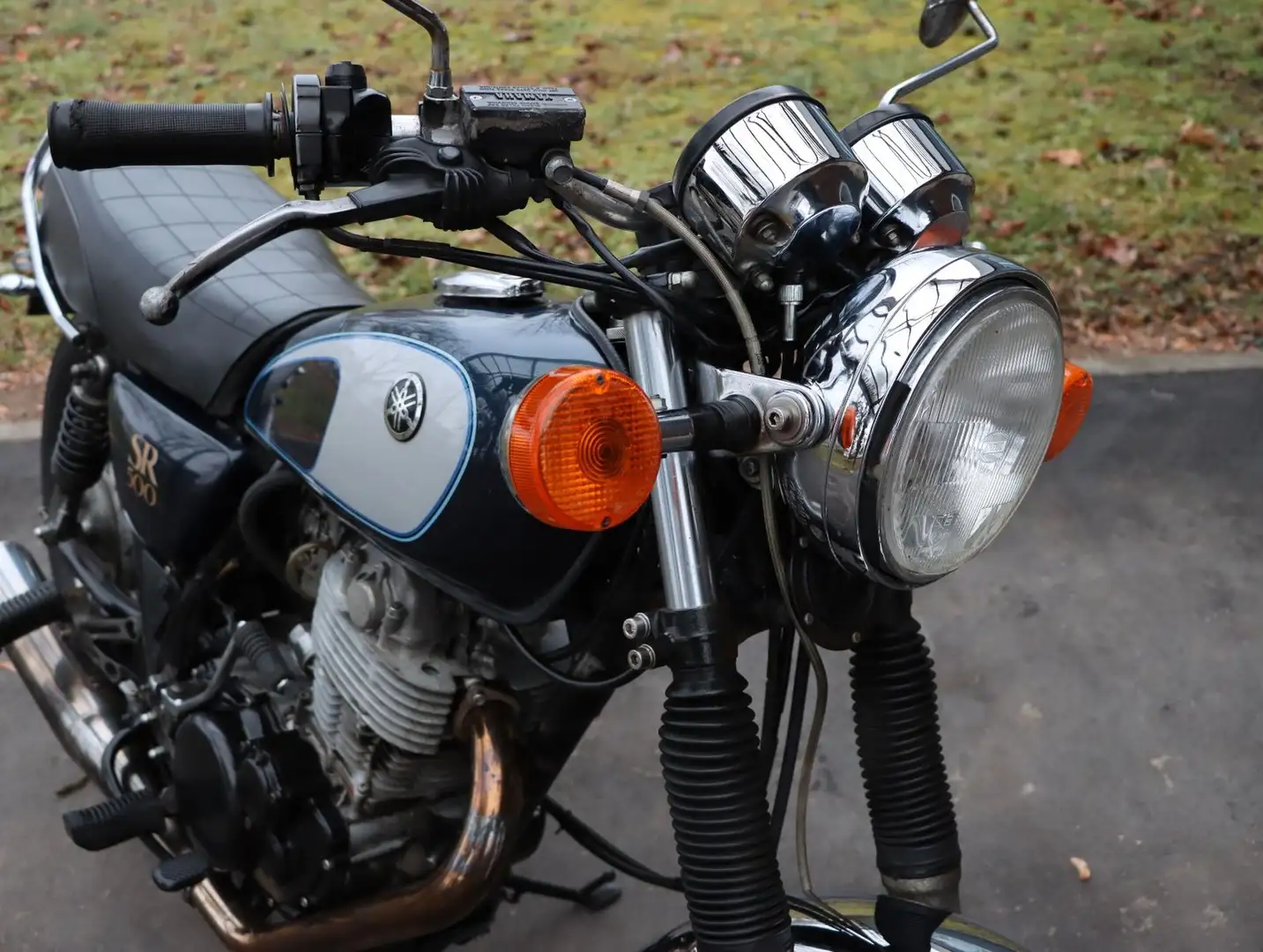 Yamaha SR 500 48T Speichefelgen| an Bastler abzugeben Blau - 2