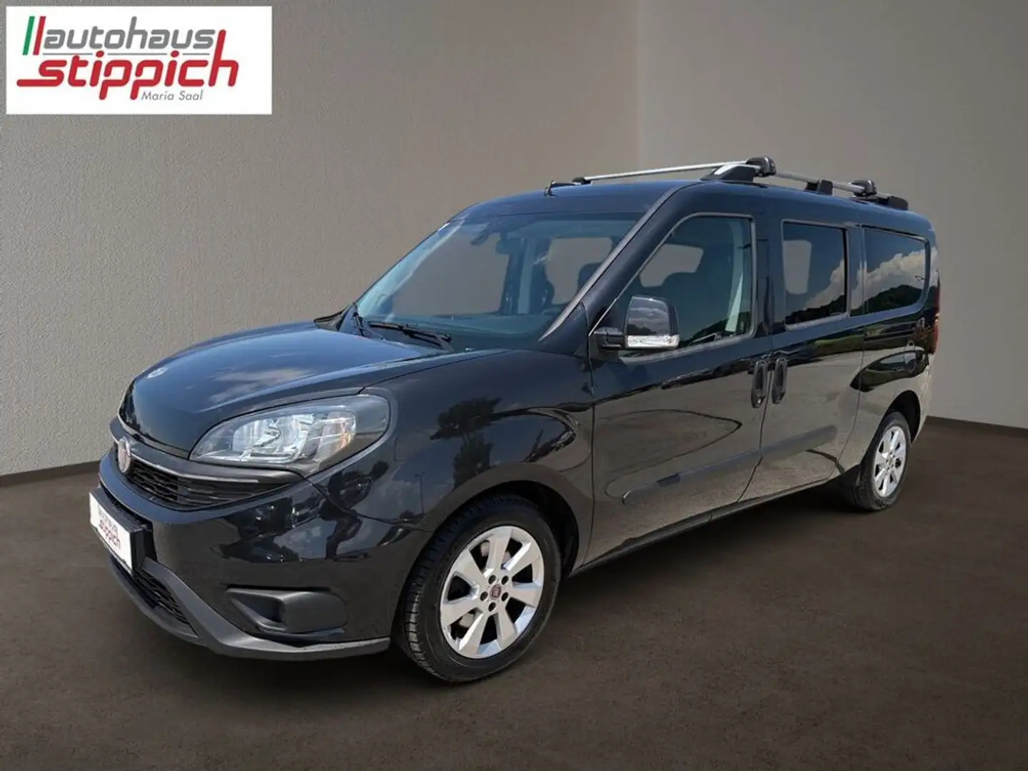 Fiat Doblo Kombi L2H1 1,6 M-Jet 105 Executive Schwarz - 2
