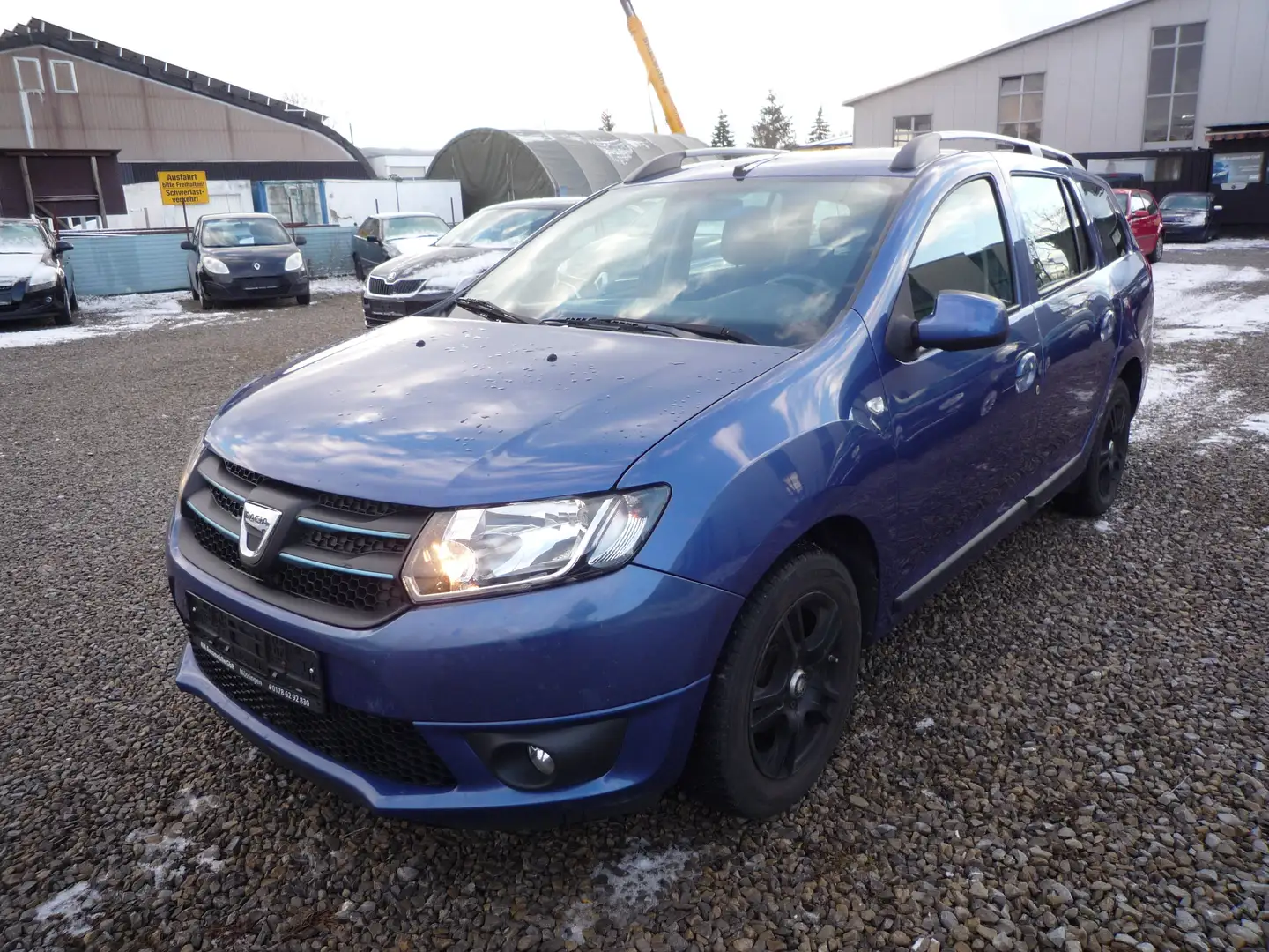 Dacia Logan Prestige*Tüv NEU*NAVI*Anhän.Kuppl.*Alufelgen Kék - 1